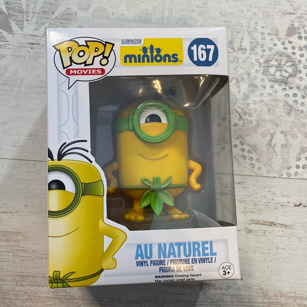 Funko Pop Au Naturel #167 Minions Figure